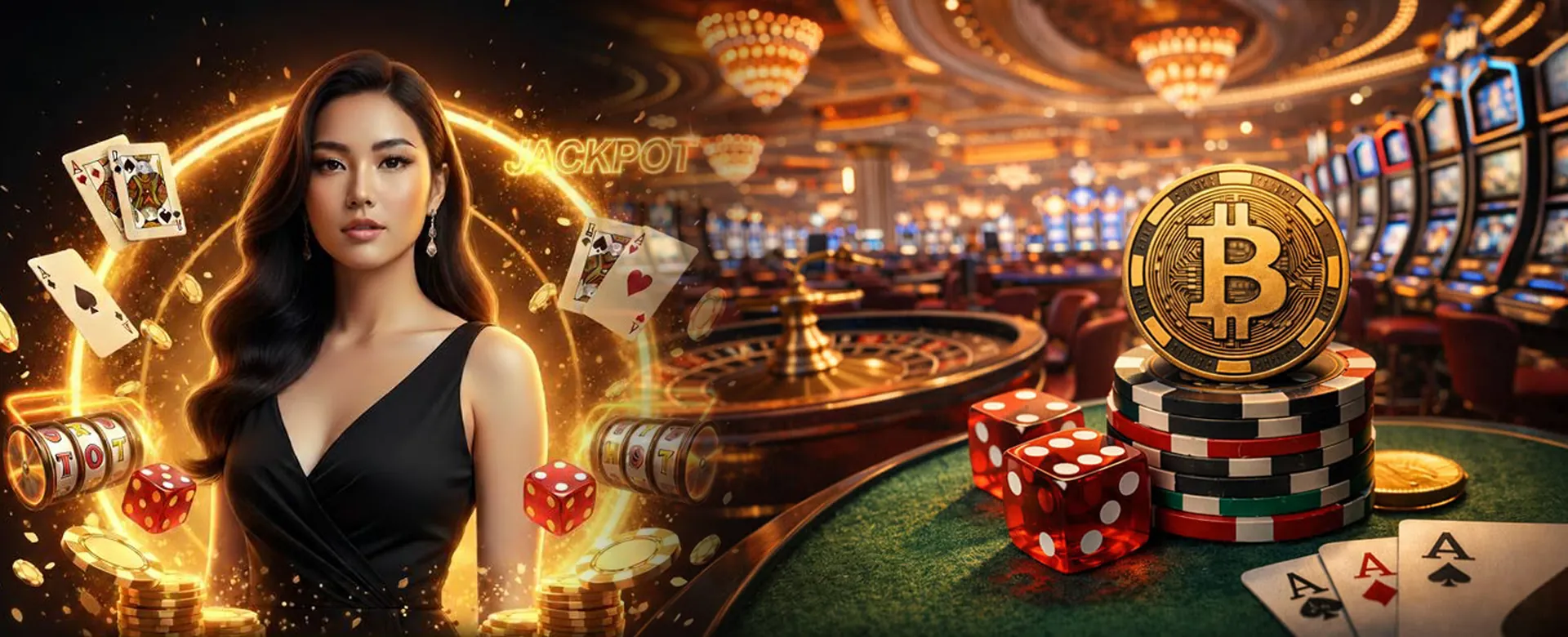 Dynamic background featuring casino games and login elements for 77jl casino login
